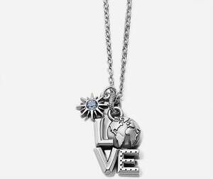 NEW BRIGHTON love earth necklace in silver